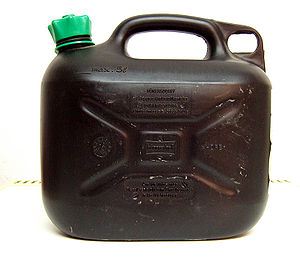 Gasoline canister (Photo credit: Wikipedia)