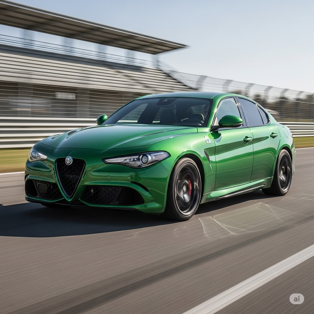 Car with Snake Logo on Steering Wheel