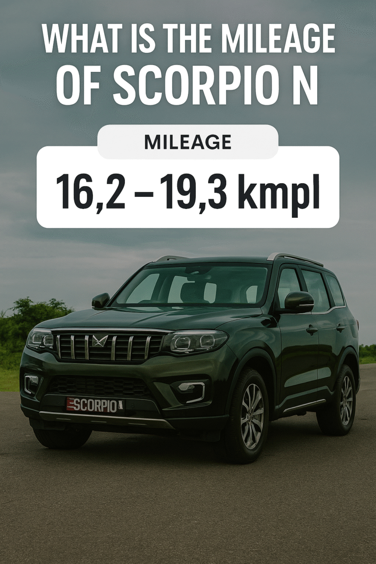 scorpio n mileage